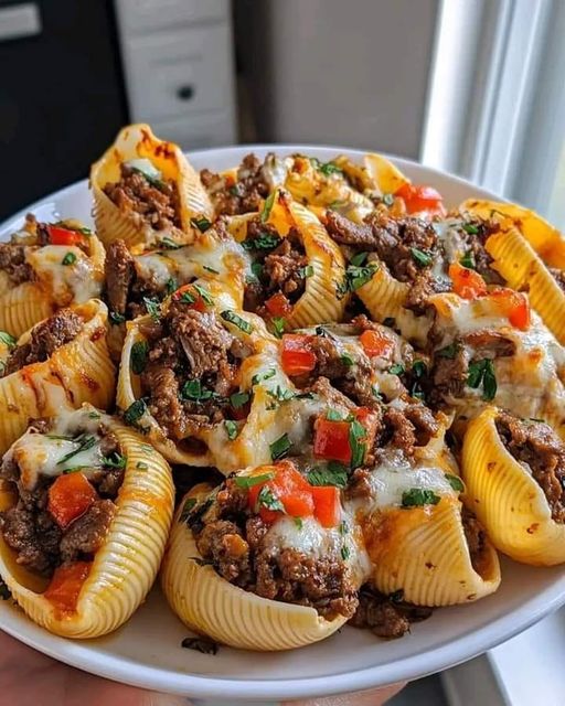 CHEESESTEAK STUFFED SHELLS