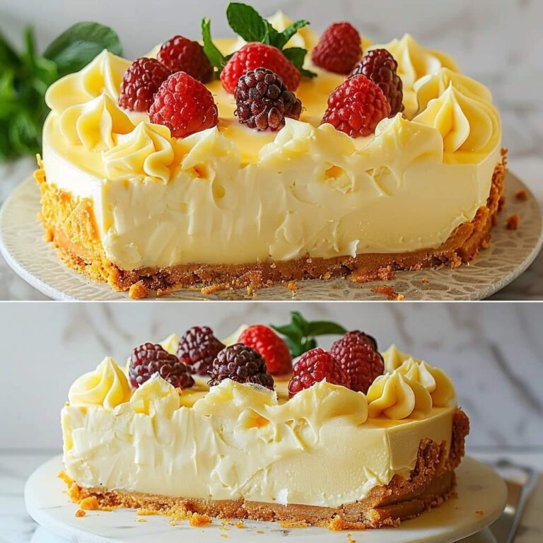 A delicious cream cheesecake – it’s the ultimate summer dessert!