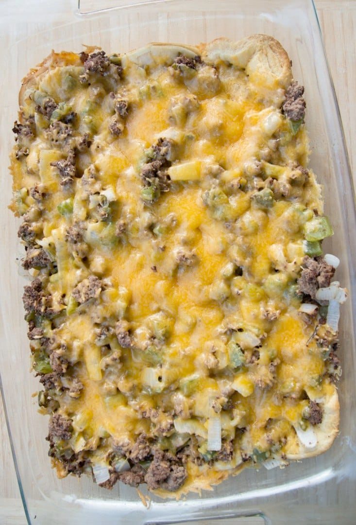 PHILLY CHEESE STEAK CASSEROLE