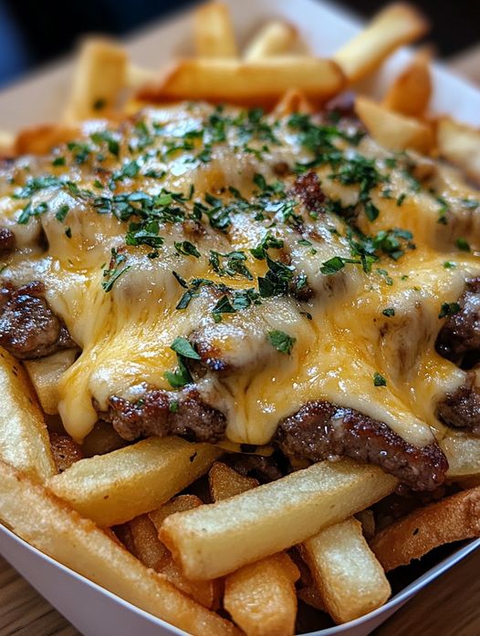 Cheesy Steak Fries