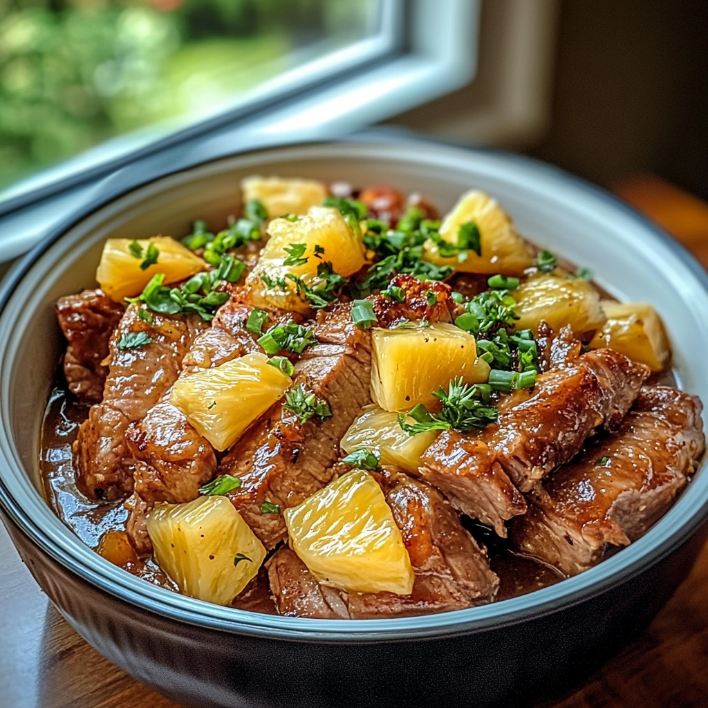 Slow Cooker Pineapple Pork: A Sweet and Savory Delight