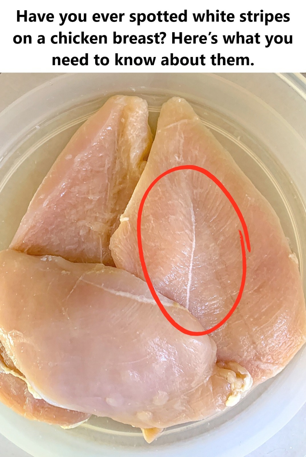 What Are Those White Stripes on My Chicken Breast?