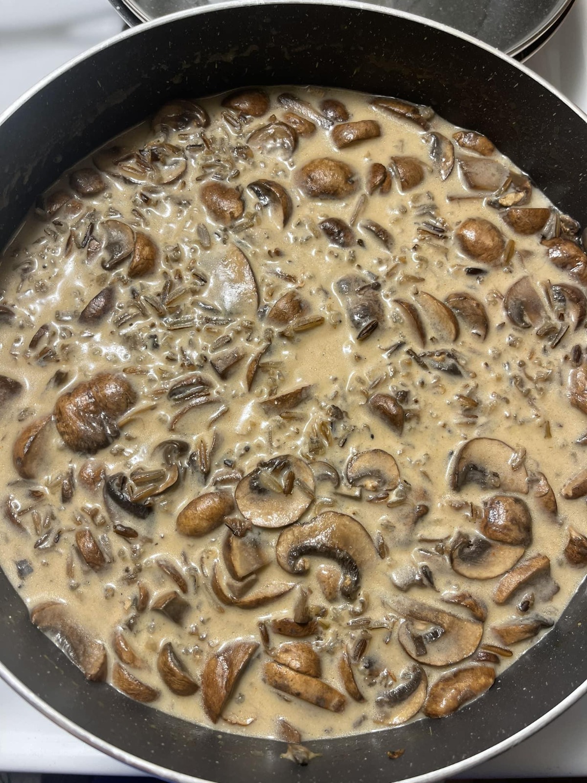 Creamy Mushroom and Wild Rice Soup