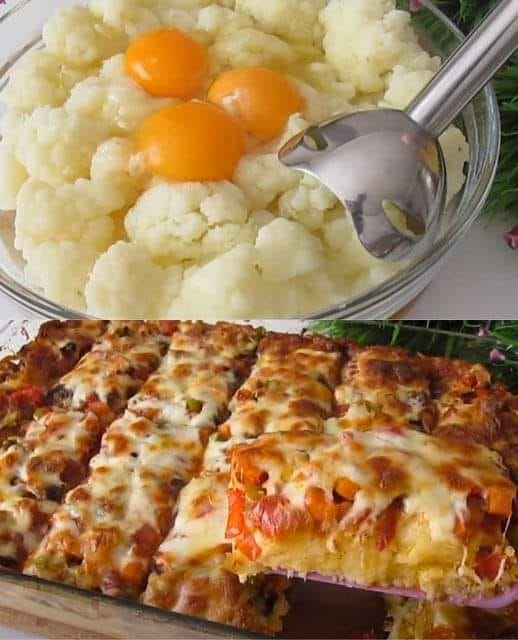 Cauliflower and Vegetable Bake Recipe