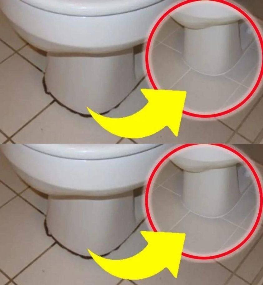 Black circle around toilet, you won’t get rid of it unless you do this