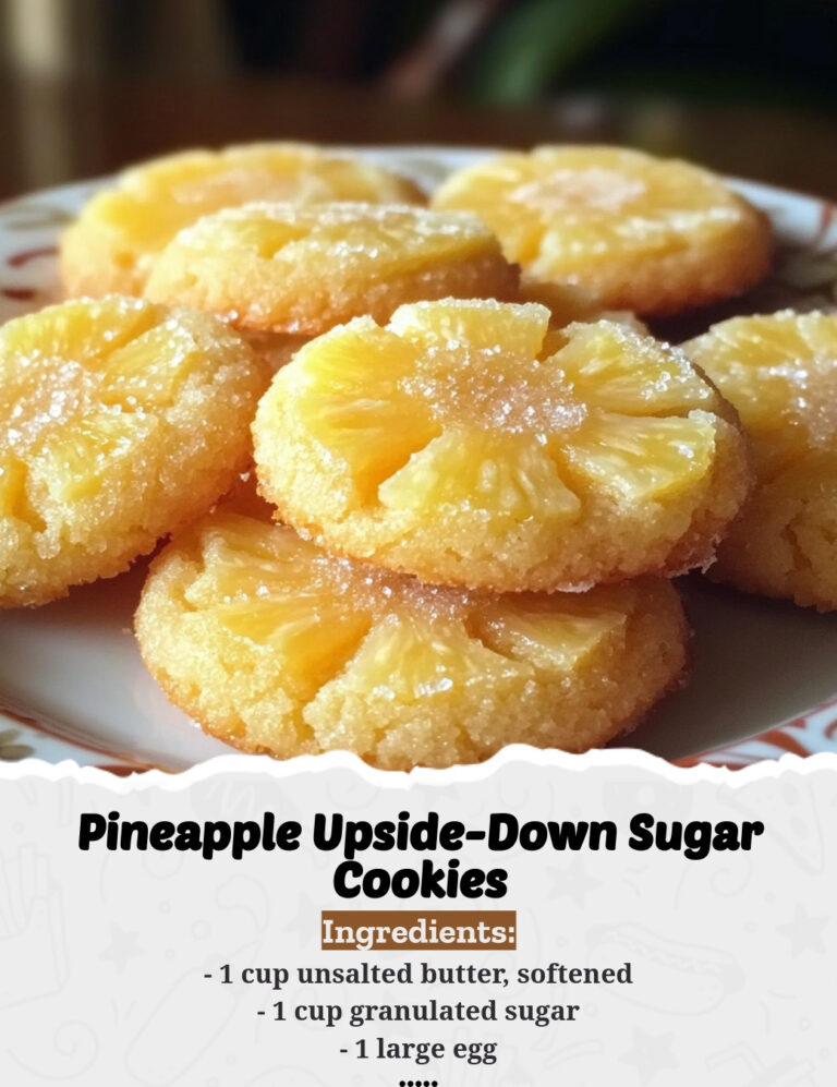 Pineapple Upside-Down Sugar Cookies