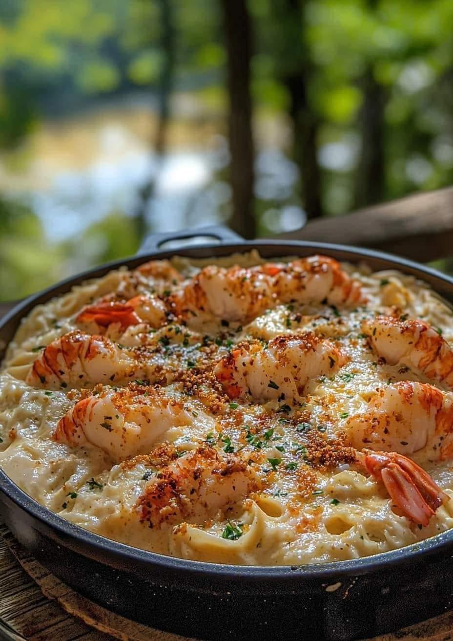 ‼️CAJUN LOBSTER, CRAB and SALMON ALFREDO