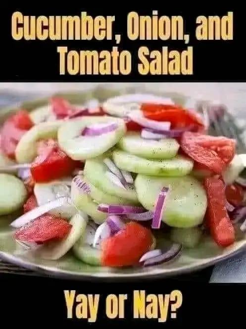 Marinated Cucumbers, Onions, and Tomatoes