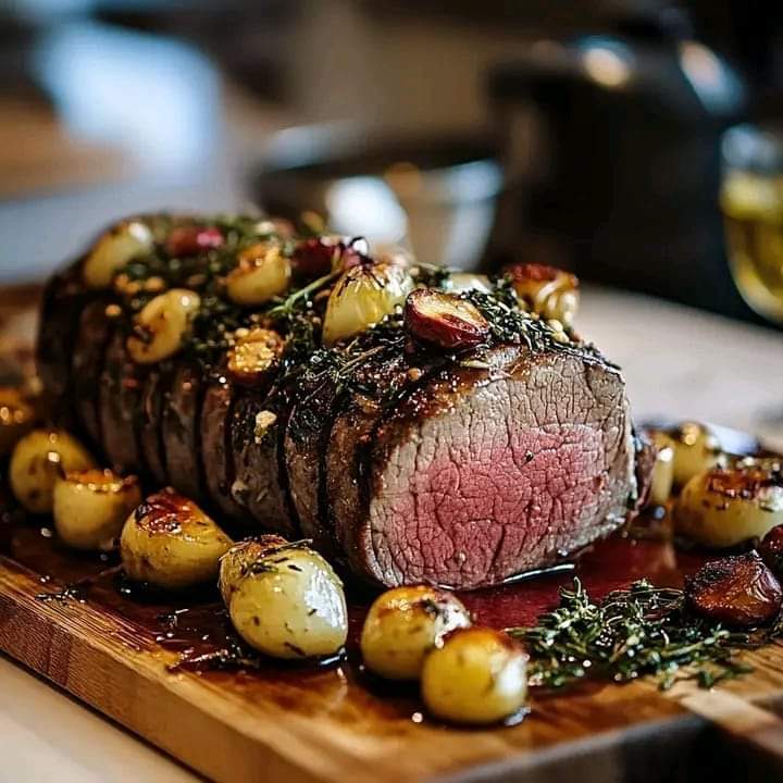 Herbed Beef Tenderloin Elegance