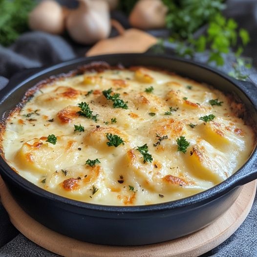 Hard boiled eggs au gratin with Béchamel