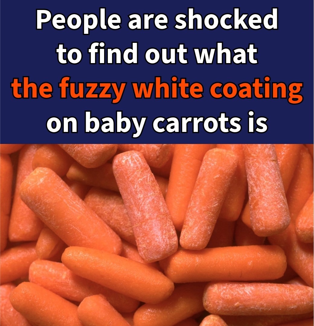 I had no idea Mom used to throw away baby carrots with white stuff on them