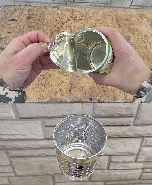 Once you finally learn this secret you will never throw away an empty can again.