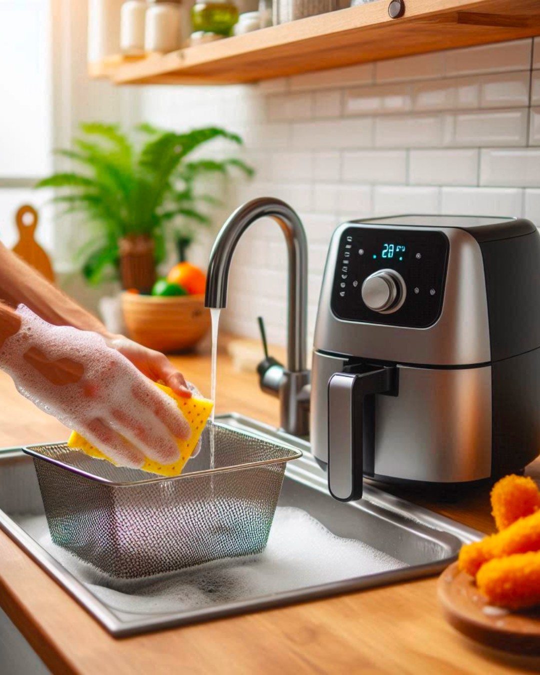 How to clean the air fryer quickly and effectively