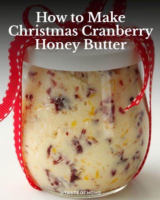 Cranberry Honey Butter