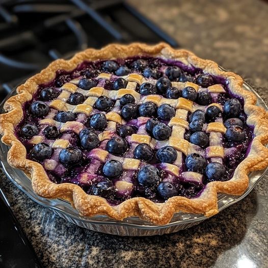 Homemade Blueberry Pie