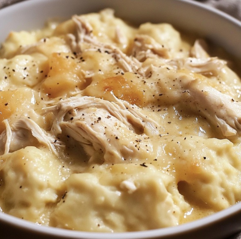 Easy Chicken & Dumpling Casserole – Pure Comfort in Every Bite!